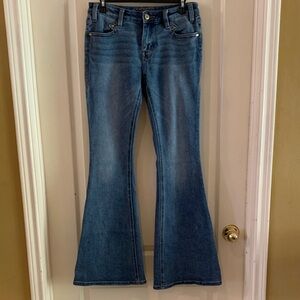 Rock & Roll Cowgirl Blue Flare Jeans